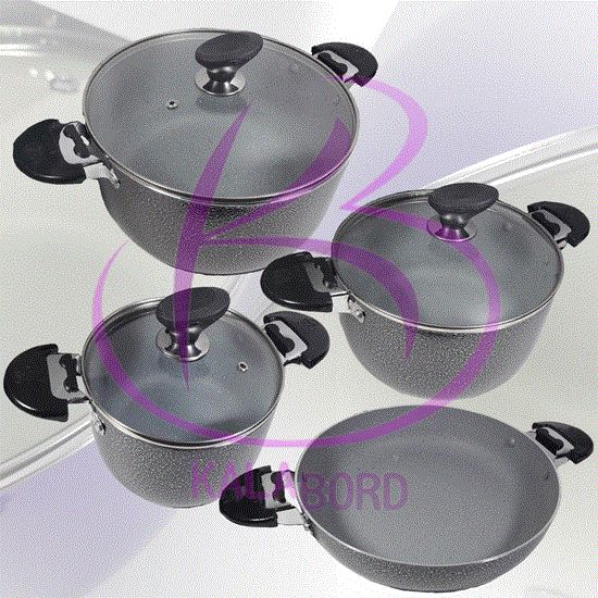 Picture of سرویس قابلمه  7 پارچه گرانیتی مهسا مشکی