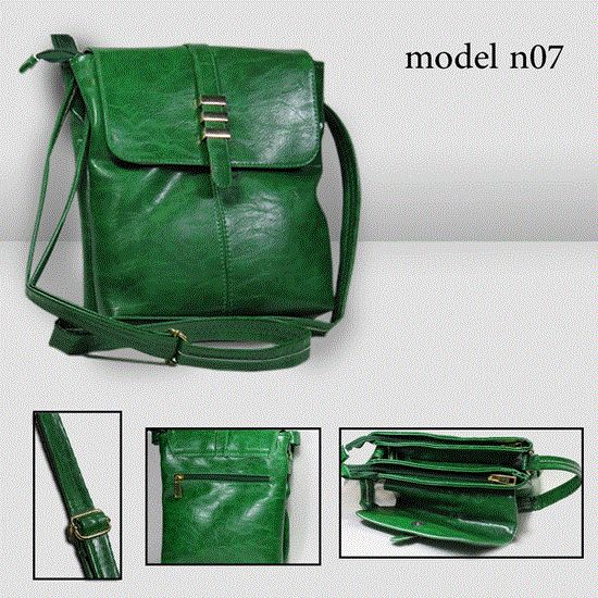 Picture of کیف دوشی طرح چرم بزرگسال سبز