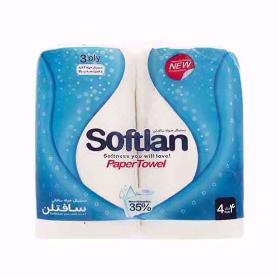 Picture of دستمال حوله ای کاغذی سافتلن بسته4عددی