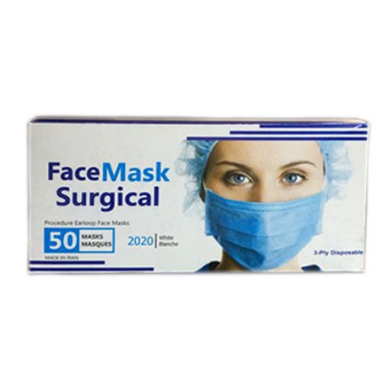 Picture of ماسک پرستاری میله دار بسته 50 عددی مدل AB7