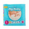 پوشک مای بیبی سایز دو 18 عددی