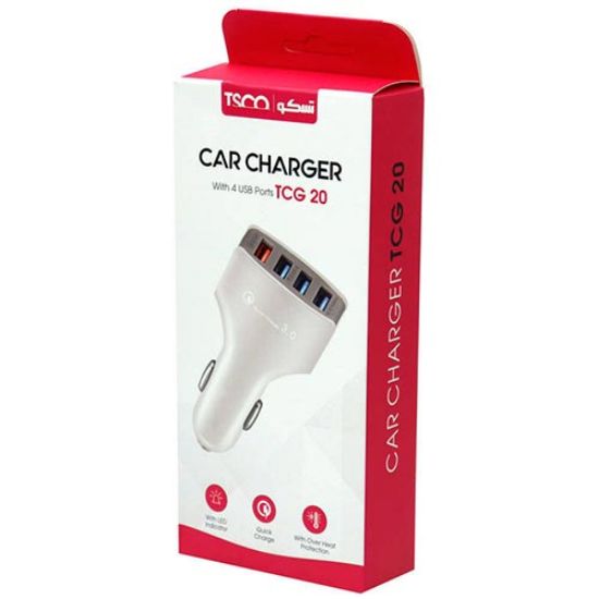 Picture of شارژر فندکی تسکو مدل TCG20 رنگ مشکی