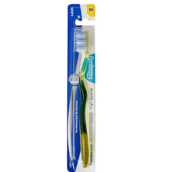 Picture of مسواک بزرگسال پنبه ریز مدیوم مدل لاله رنگ زرد