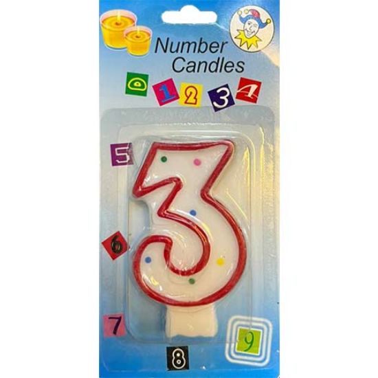 شمع عدد3