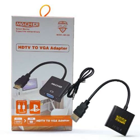 Picture of تبدیل HDMI به VGA مچر مدل MR-206