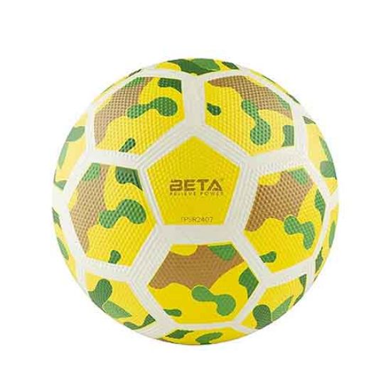 Picture of توپ فوتبال لاستیکی بتا سایز 4 طرح ارتشی زرد