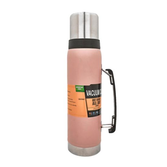 Picture of فلاسک لیوان دار استیل دیوانگ گنجایش 1200 میلی لیتر صورتی