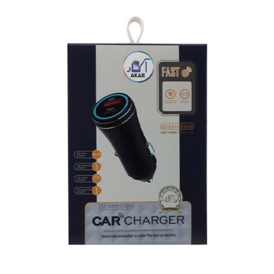 Picture of شارژر فندکی 48 وات فلزی مدل WKN-C080