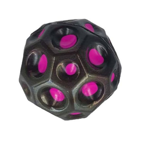 Picture of توپ پرشی اسفنجی مشکی و بنفش روشن