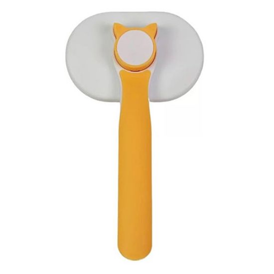 Picture of برس مو سگ و گربه تخلیه دار بایو موزارا کد 1006 سفید-نارنجی